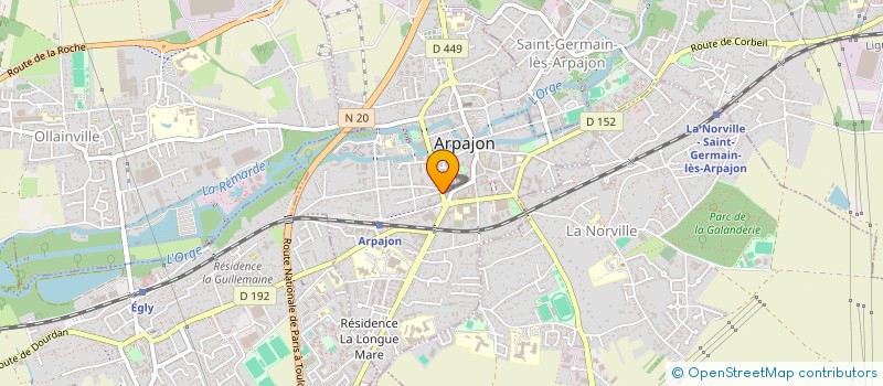 localisation de l'entreprise SOCIETE SOTRATER à ARPAJON