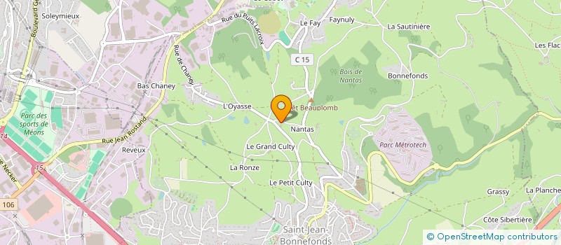 localisation de l'entreprise SOCIETE SOUILLAT  SAINT-JEAN-BONNEFONDS