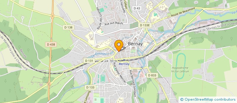 localisation de l'entreprise SOCIETE SOURDON à BERNAY