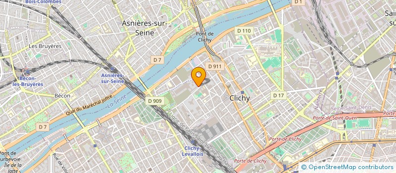 localisation de l'entreprise SOCIETE SOWILO SAS à CLICHY