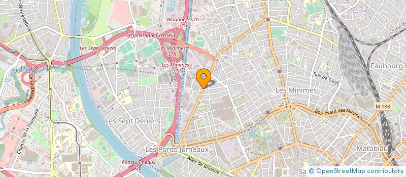 localisation de l'entreprise SOCIETE SPHERE SNC à TOULOUSE