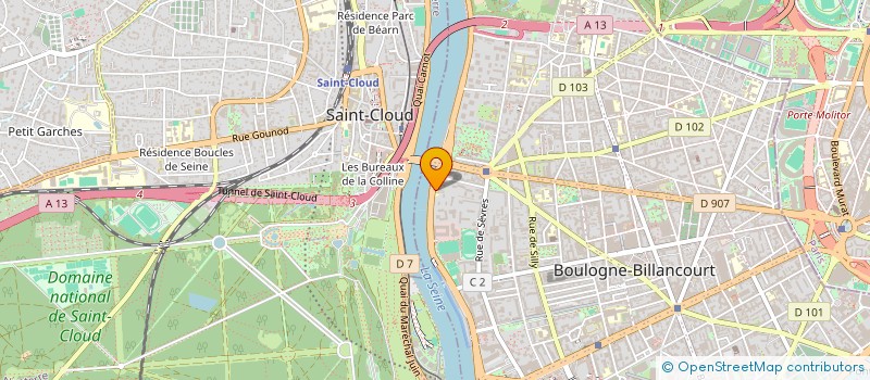 localisation de l'entreprise SOCIETE SPORT-DETENTE à BOULOGNE-BILLANCOURT