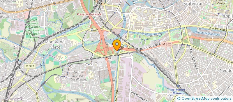 localisation de l'entreprise SOCIETE SPORT NAUTIQUE DE L'ILL à STRASBOURG