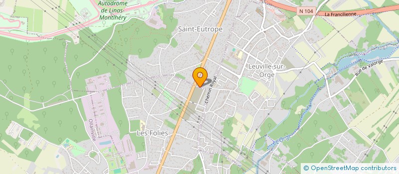 localisation de l'entreprise SOCIETE SPORTING CARS à LINAS