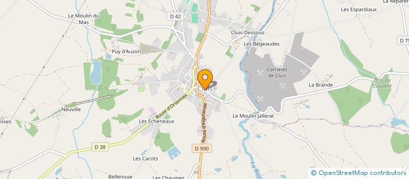 localisation de l'entreprise SOCIETE SPORTIVE CLUIS BASKET à CLUIS
