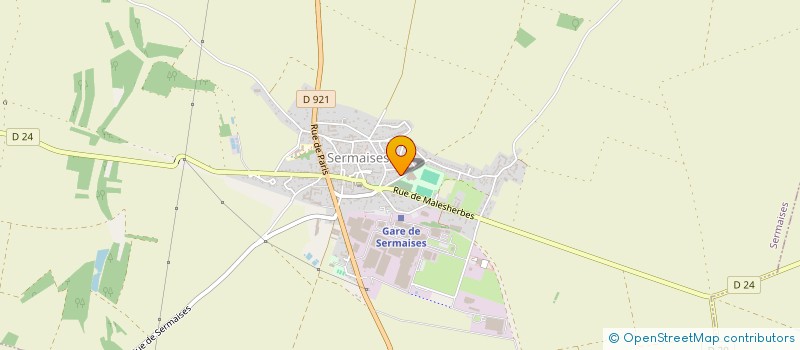 localisation de l'entreprise SOCIETE SPORTIVE DE SERMAISES à SERMAISES