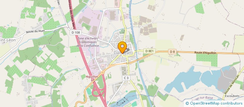 localisation de l'entreprise SOCIETE SPORTIVE  LUCRATIVE ET D'ENCOURAGEMENT POUR LES COMPETITIONS CYCLISTES DU VELODROME DE DAMAZAN  DAMAZAN