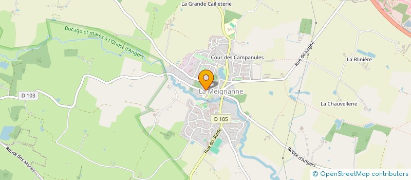 localisation de l'entreprise SOCIETE SPORTIVE MEMBROLLAISE SECTION GYM DETENTE  LONGUENEE-EN-ANJOU