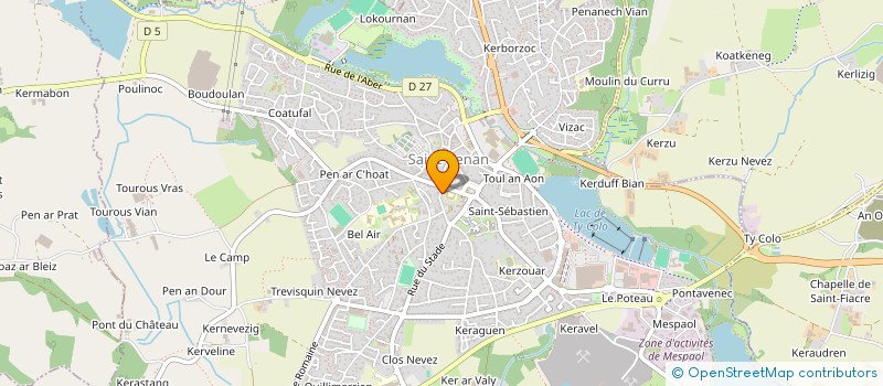 localisation de l'entreprise SOCIETE SPORTIVE SAINT RENAN à SAINT-RENAN