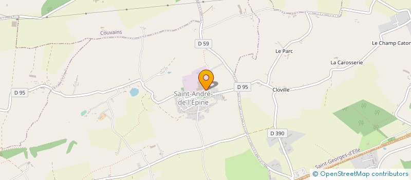 localisation de l'entreprise SOCIETE ST ANDRE PLASTIQUE  SAINT-ANDRE-DE-L'EPINE