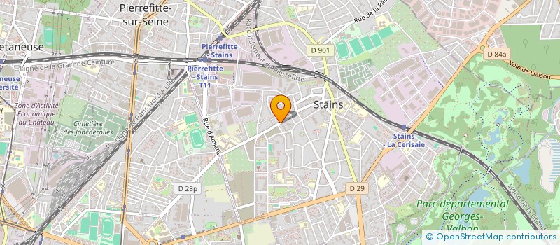localisation de l'entreprise SOCIETE STAINNOISE DE PROMOTION IMMOBILIERE à STAINS
