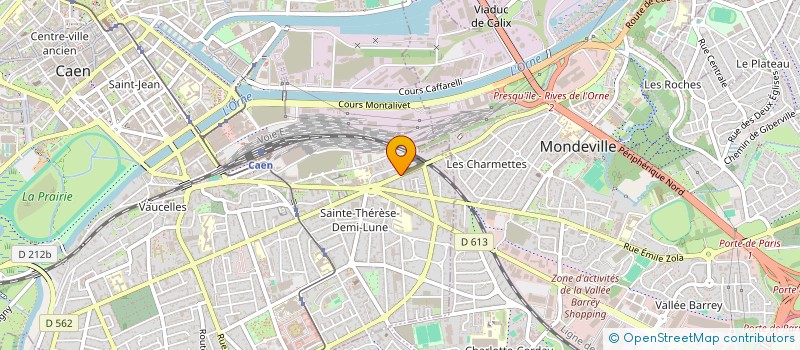 localisation de l'entreprise SOCIETE STD à CAEN