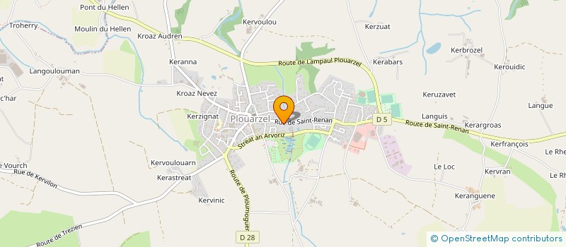 localisation de l'entreprise SOCIETE STEPHAN à PLOUARZEL