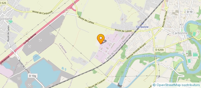 localisation de l'entreprise SOCIETE STEPHANE CARNIN  CARBONNE