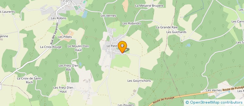 localisation de l'entreprise SOCIETE STEPHANIE VIRLOGEUX  PARLY