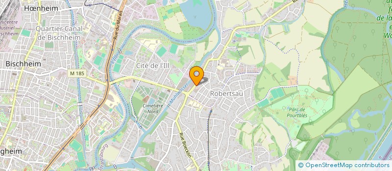 localisation de l'entreprise SOCIETE STRASBOURGEOISE DES PLATRES PM à STRASBOURG