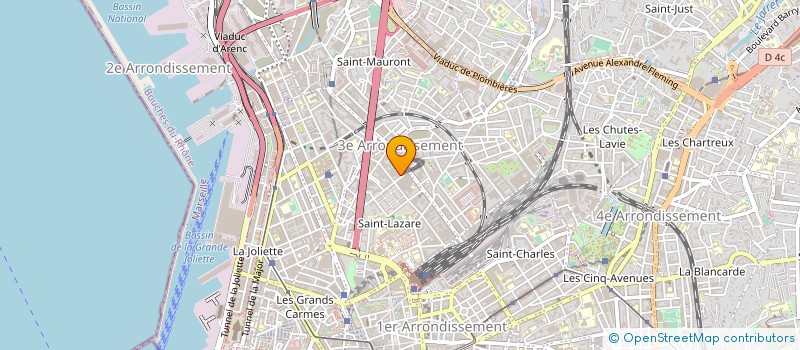localisation de l'entreprise SOCIETE STYVES à MARSEILLE