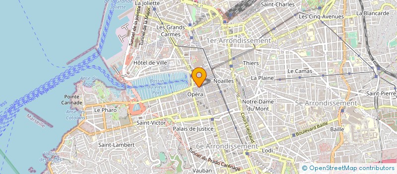 localisation de l'entreprise SOCIETE SUD OMNIUM SERVICES à MARSEILLE