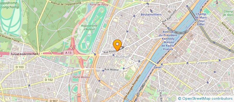 localisation de l'entreprise SOCIETE SUNIM  PARIS