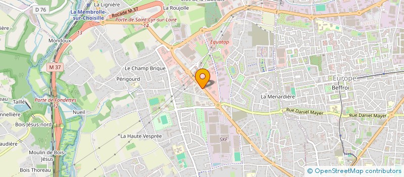 localisation de l'entreprise SOCIETE SUP'AVAM MONTRICHARDAIS  SAINT-CYR-SUR-LOIRE