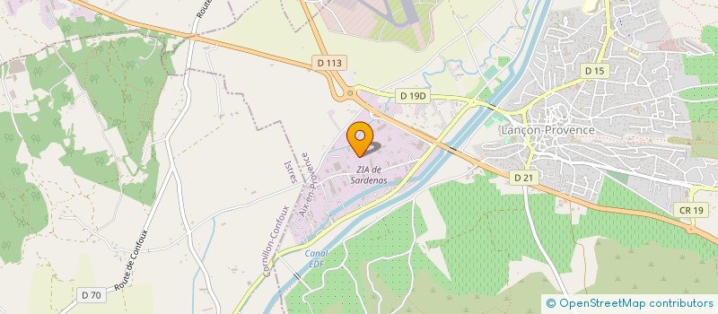 localisation de l'entreprise SOCIETE SUR  LANCON-PROVENCE
