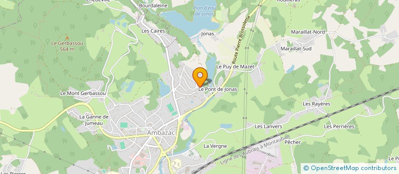 localisation de l'entreprise SOCIETE SWELL  AMBAZAC