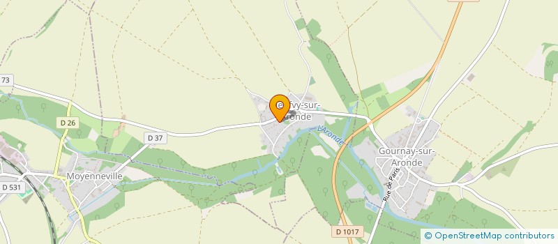 localisation de l'entreprise SOCIETE SYLVICOLE ET PAYSAGERE (2SP)  NEUFVY-SUR-ARONDE