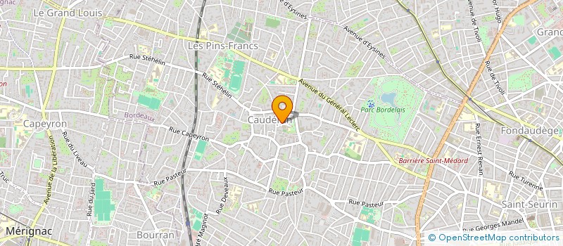localisation de l'entreprise SOCIETE SYMPHONIQUE DE BX CAUDERAN à BORDEAUX