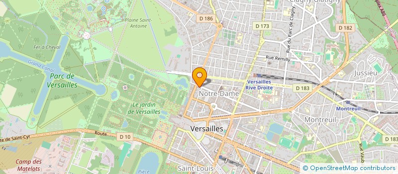localisation de l'entreprise SOCIETE SYSTEM BRUNNER FRANCE à VERSAILLES