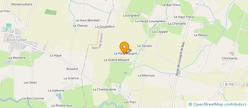 localisation de l'entreprise SOCIETE T L A  MARCILLE-ROBERT