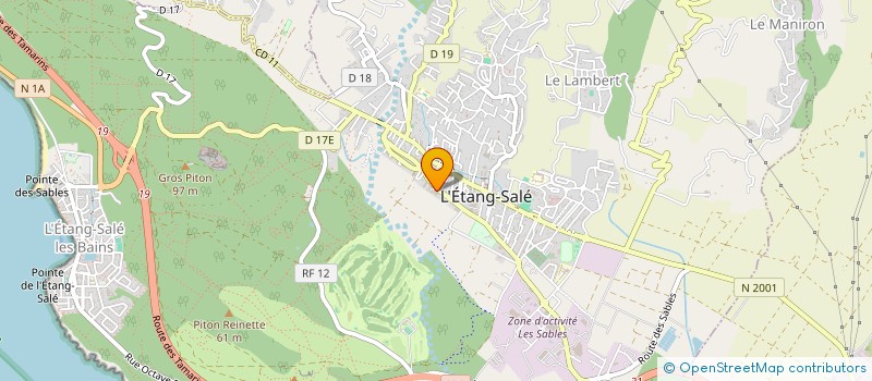 localisation de l'entreprise SOCIETE T.P.L.  L'ETANG-SALE