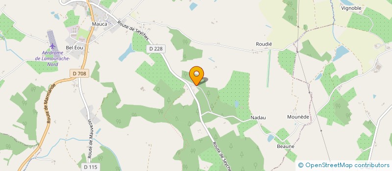 localisation de l'entreprise SOCIETE TABAL  LEVIGNAC-DE-GUYENNE