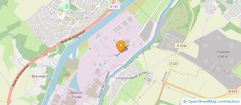 localisation de l'entreprise SOCIETE TAILLEFER à BLAINVILLE-SUR-ORNE