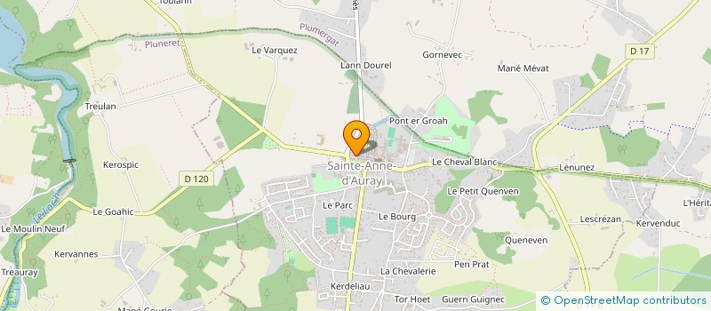 localisation de l'entreprise SOCIETE TANGUY  SAINTE-ANNE-D'AURAY