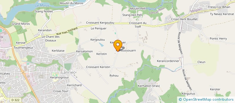 localisation de l'entreprise SOCIETE TANNEAU  CONCARNEAU