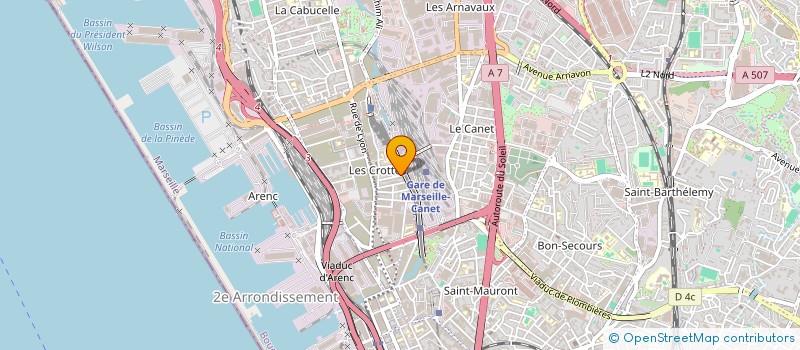 localisation de l'entreprise SOCIETE TARDY à MARSEILLE