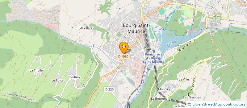 localisation de l'entreprise SOCIETE TARENTAISE DE BATIMENT à BOURG-SAINT-MAURICE