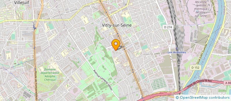 localisation de l'entreprise SOCIETE TAREYL à VITRY-SUR-SEINE