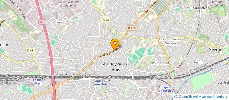 localisation de l'entreprise SOCIETE TARGETT à AULNAY-SOUS-BOIS