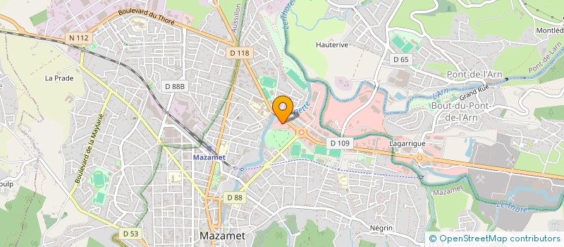 localisation de l'entreprise SOCIETE TARNAISE DE MAILLE à MAZAMET