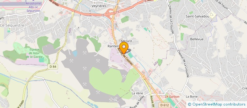 localisation de l'entreprise SOCIETE TARNAISE DE TRAVAUX PUBLICS  ALBI