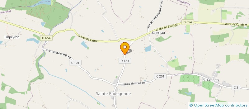 localisation de l'entreprise SOCIETE TASSO  SAINTE-RADEGONDE