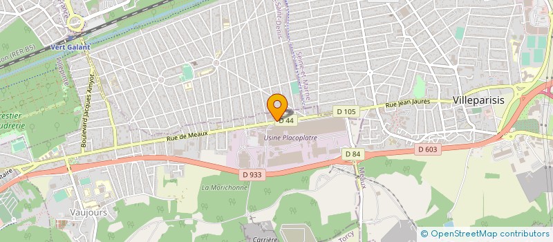 localisation de l'entreprise SOCIETE TAVARES RAVALEMENT PROJETE à VAUJOURS