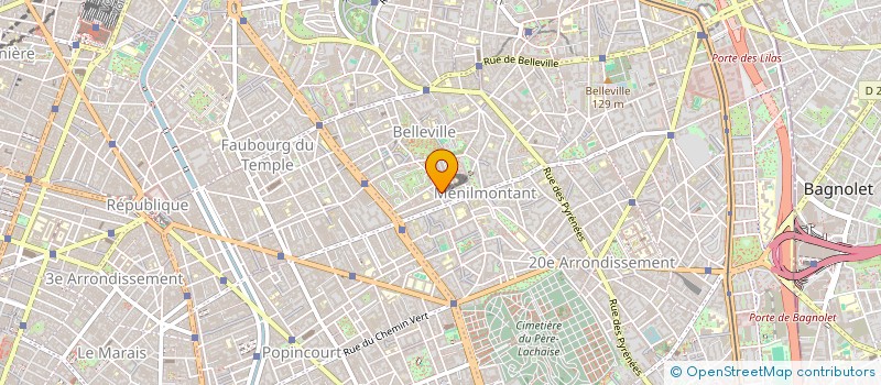 localisation de l'entreprise SOCIETE TAXI L M G  PARIS