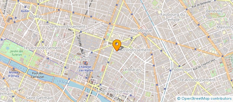 localisation de l'entreprise SOCIETE TCM à PARIS