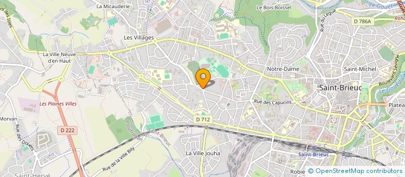 localisation de l'entreprise SOCIETE TECHER DIGITAL à SAINT-BRIEUC