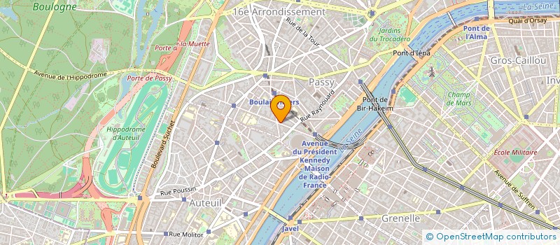 localisation de l'entreprise SOCIETE TECHNIC AUTO à PARIS