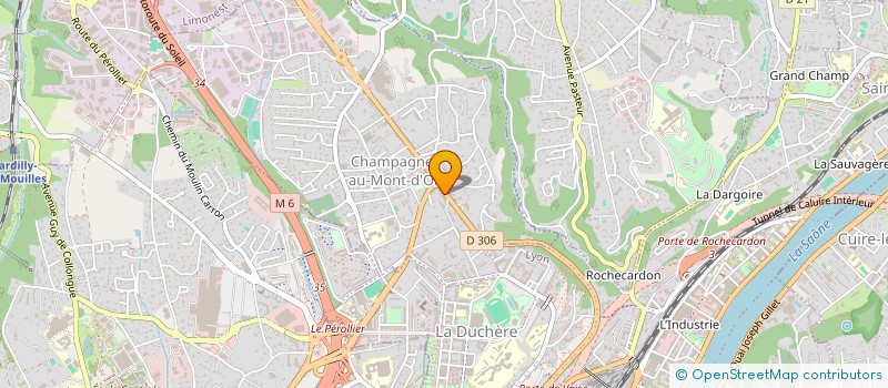 localisation de l'entreprise SOCIETE TECHNIQUE D'ELECTROMENAGER à CHAMPAGNE-AU-MONT-D'OR