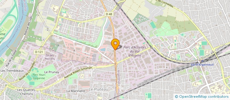 localisation de l'entreprise SOCIETE TECHNIQUE D'ETUDES ET DE GESTION à ARGENTEUIL