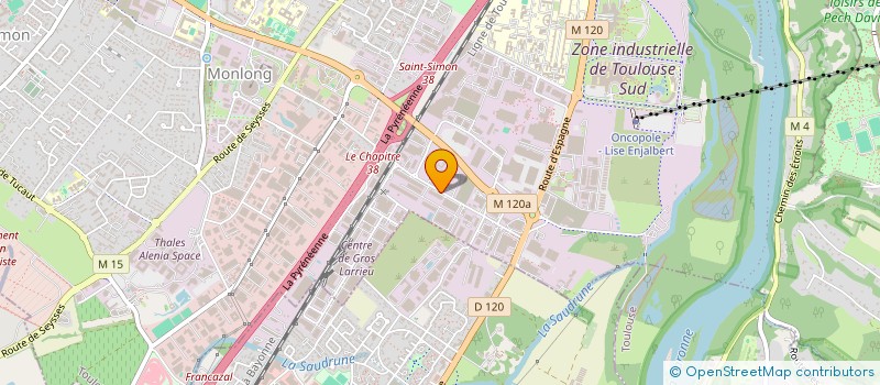 localisation de l'entreprise SOCIETE TECHNIQUE DE CHAUFFAGE AU BOIS à TOULOUSE
